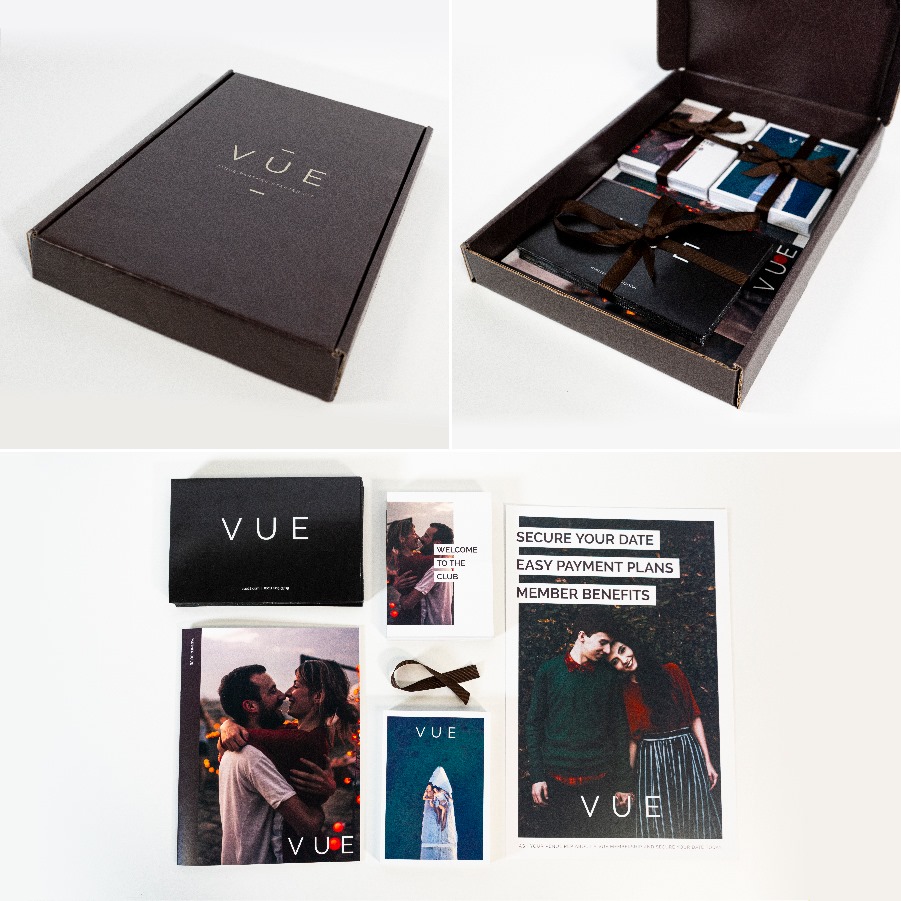 VUE Packaging and Print Design